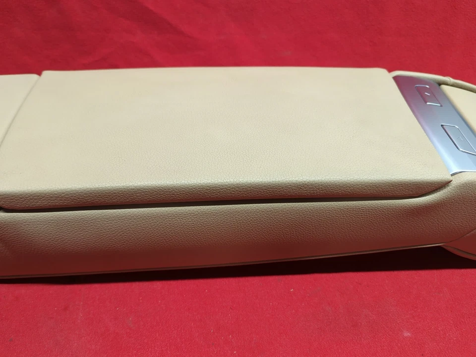 BMW 535i 550i xDrive 2010 2011 2012 2013 consola central trasera reposabrazos cuero Foto 3 de 4