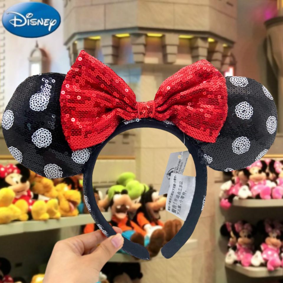 Disney^Parks Black White Polka Dot Red Minnie Mickey Mouse  display picture 3
