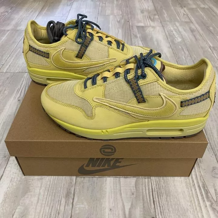 Nike x Travis Scott Air Max 1 Cact.us Gold DO9392-700 Mans US 5