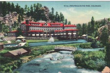 TROUTDALE-IN-THE-PINES DENVER MOUNTAIN COLORADO - OLD POSTCARD