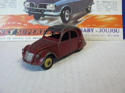 dinky t france auhtentique ancien CITREN 2CV 24T bon état