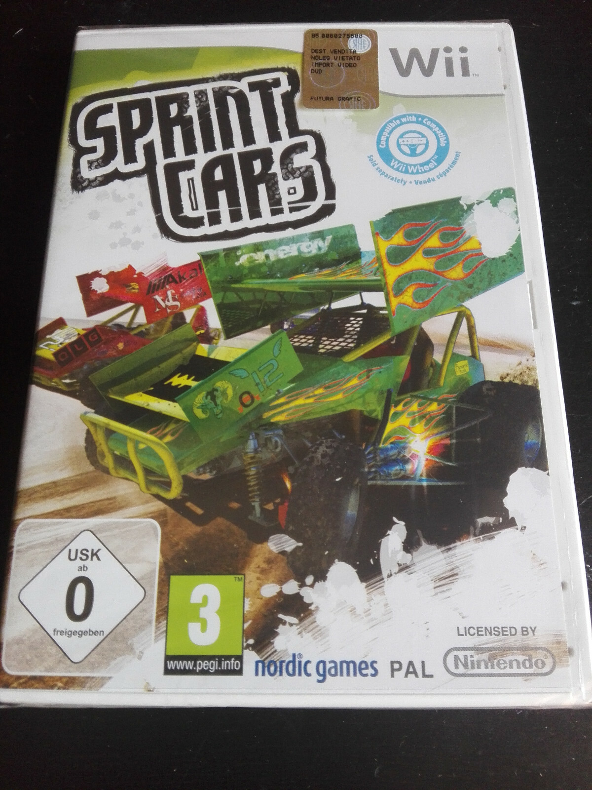 SPRINT CARS VIDEO GIOCO NINTENDO WII NUOVO SIGILLATO NEW SEALED VIDEOGAME