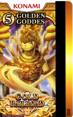 KONAMI GOLD RAILROAD Arcade Coin Pusher Cards - NEW - Round 1