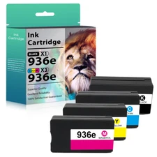 4 Pack 936e 936 Ink Cartridges for HP OfficeJet Pro 9110 9120 9130 9135e 9700