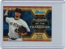 2013 BOWMAN CHROME #FF-GC GERRIT COLE FUTURE OF THE FRANCHISE RC #129/250 ASTROS