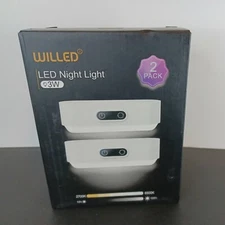 2-Pack Lamp Hanging Magnetic LED Rechargeable Dimming Night Light