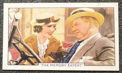 1936 GALLAHER FILM EPISODES WC FIELDS/MARY BRIAN ''THE MEMORY EXPERT'' #4 EX