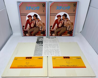 The Sting Video High Density VHD Japanese Import 2-Disc Movie Redford Newman