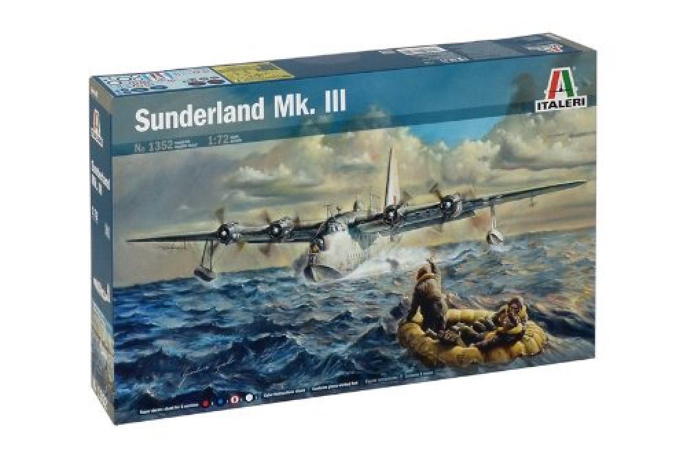 Italeri 1352 - Sunderland Mk.III Model Kit  Scala 1:72 - NUOVO