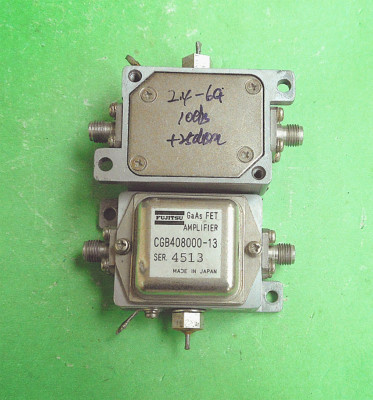 1pc FUJITSU CGB408000-13 2.4-6GHz 10dB 25dBm SMA RF microwave amplifier