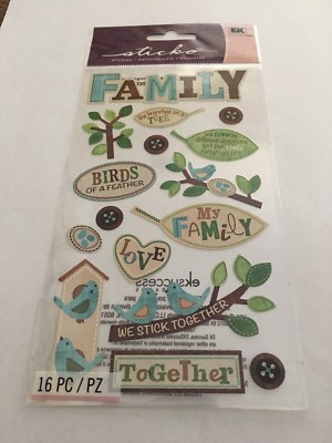 EK Success Brands Decorative Sticko Stickers, The Family Tree