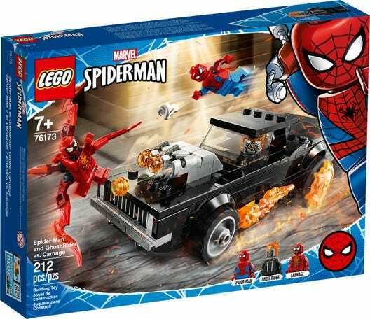 New 2021 LEGO Spider-Man 76173 Ghost Rider Charger Carnage Sealed