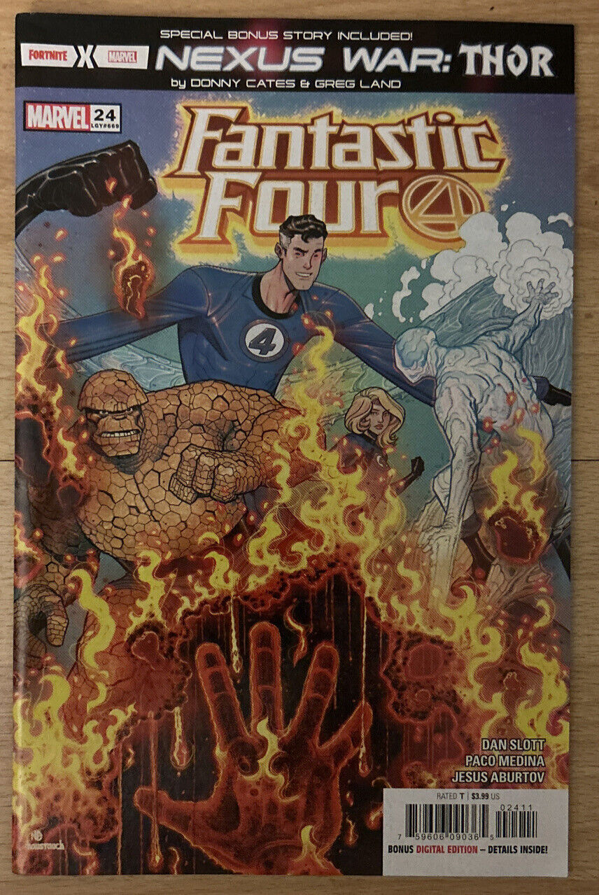 Fantastic Four #24 LGY #669 Iceman Replaces Human Torch; X-Men, Hulk, Wolverine