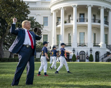 Donald J Trump 8x10 Photo - Baseball at the White House - MAGA USA - 53