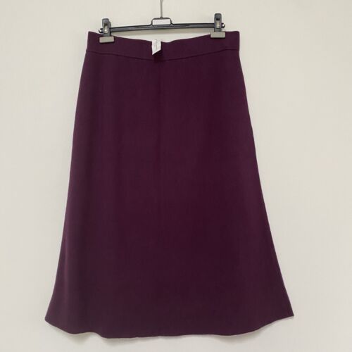 Banana Republic Sweater Knot Midi Skirt Large Tall Purple NWT - Picture 1 of 8