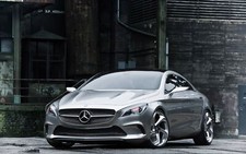 Cars mercedes benz a class concept Desk Mat Stitched