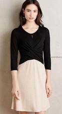 NEW Anthropologie Crosswrap Dress by Amadi  Size S-M-L