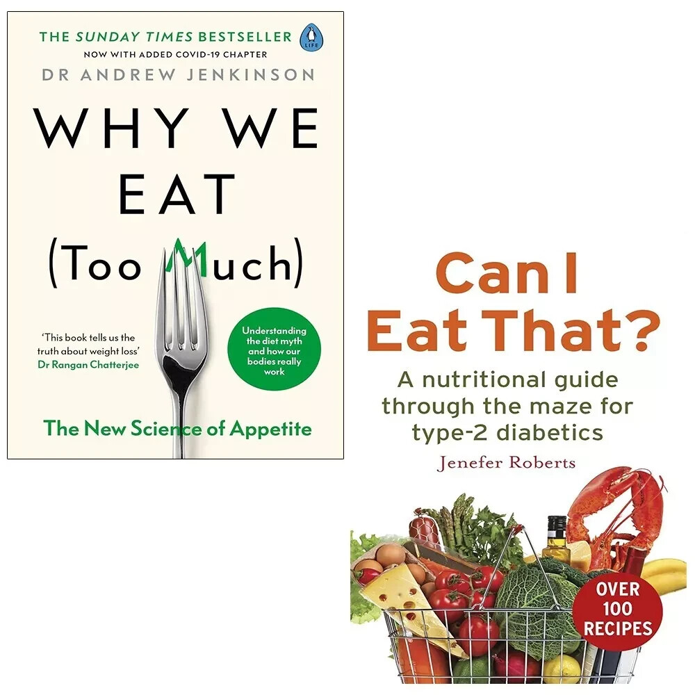 Can I Eat That Jenefer Roberts, Why We Eat Too Much Andrew Jenkinson 2 Books Set - Image 2