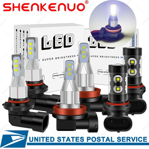 Para For Ford F150 2015-20 Faro LED Hi-Lo + Bombillas De Luz Antiniebla