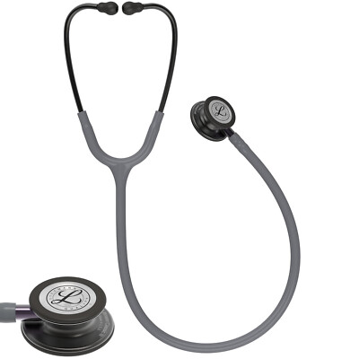 【美品・刻印無し】3M Littmann classic Ⅲ 3M Littmann Classic III Stethoscope Grey, Violet Grey Stem -FREE