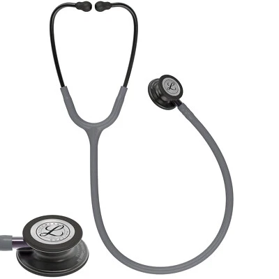 3M Littmann Classic III Stethoscope Grey, Violet Grey Stem -FREE Laser Engraving