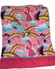 My Little Pony Twin Flat Sheet 2016 Bright Pink Colors