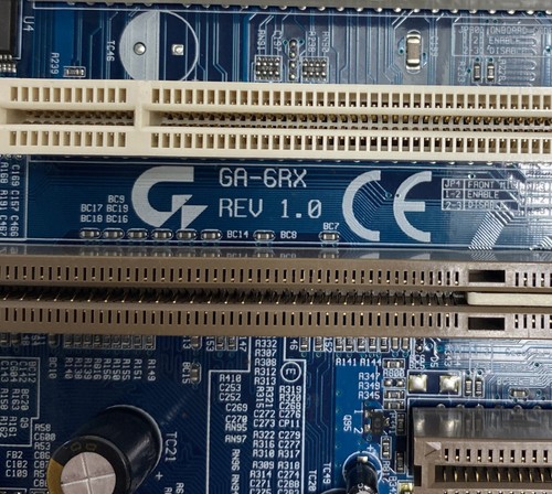 Gigabyte GA-6RX REV 1.0 Socket 370 Motherboard / System Board with BackPlate - Afbeelding 2 van 4