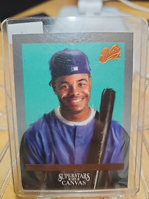1993 LEAF STUDIOS KEN GRIFFEY JR SUPERSTARS ON CANVAS #1