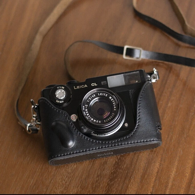 Étui En Cuir Vintage Pour Appareil Photo Minolta AF-S (Fabriqué à La Main)