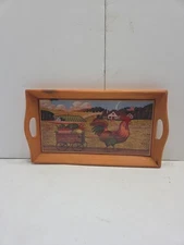 Vintage Kitchen Serving Tray With Handles Un branded