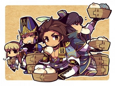 Anime sima shi yi zhao wang yuanji  dim sum Playmat Gaming Mat Desk 9619