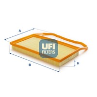 UFI Luftfilter Filtereinsatz FüR VW Up! 1.0 Polo Seat Ibiza V 30.A42.00