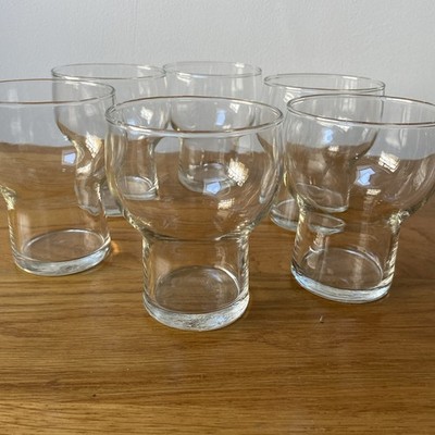 Roly-Poly kleines Bierglas/Cocktail/Wasser stapelbar. Vintage. 10 cm hoch sehr guter Zustand