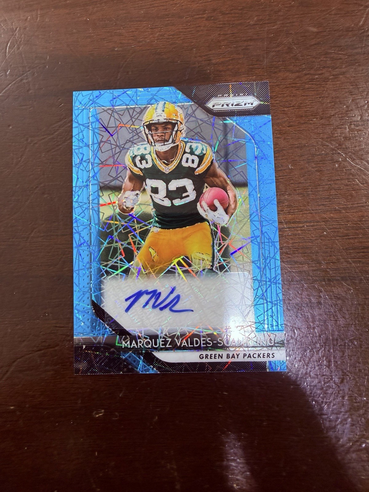 Marquez Valdes-Scantling Panini Prizm Rookie Autographs #MVS Lazer