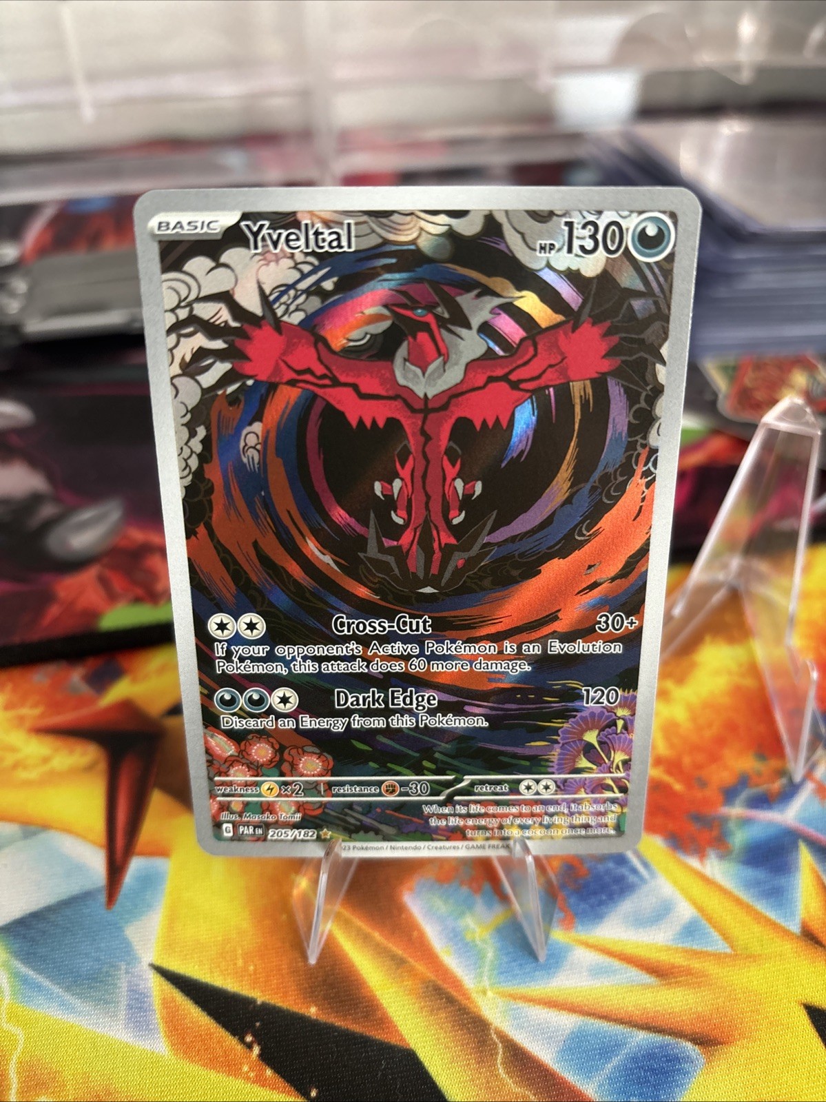 Yveltal 205/182 Paradox Rift Illustration Rare Holo Pokemon TCG Card #2
