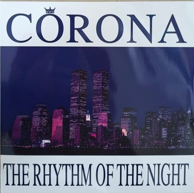 Corona   The Rhythm Of The Night 12  Blue Vinyl Eurodance House Classic