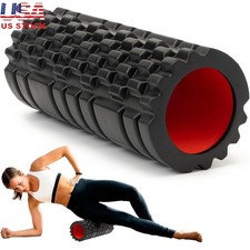 High Density Foam Roller Muscle Relaxation Myofascia Release Portable Tool New