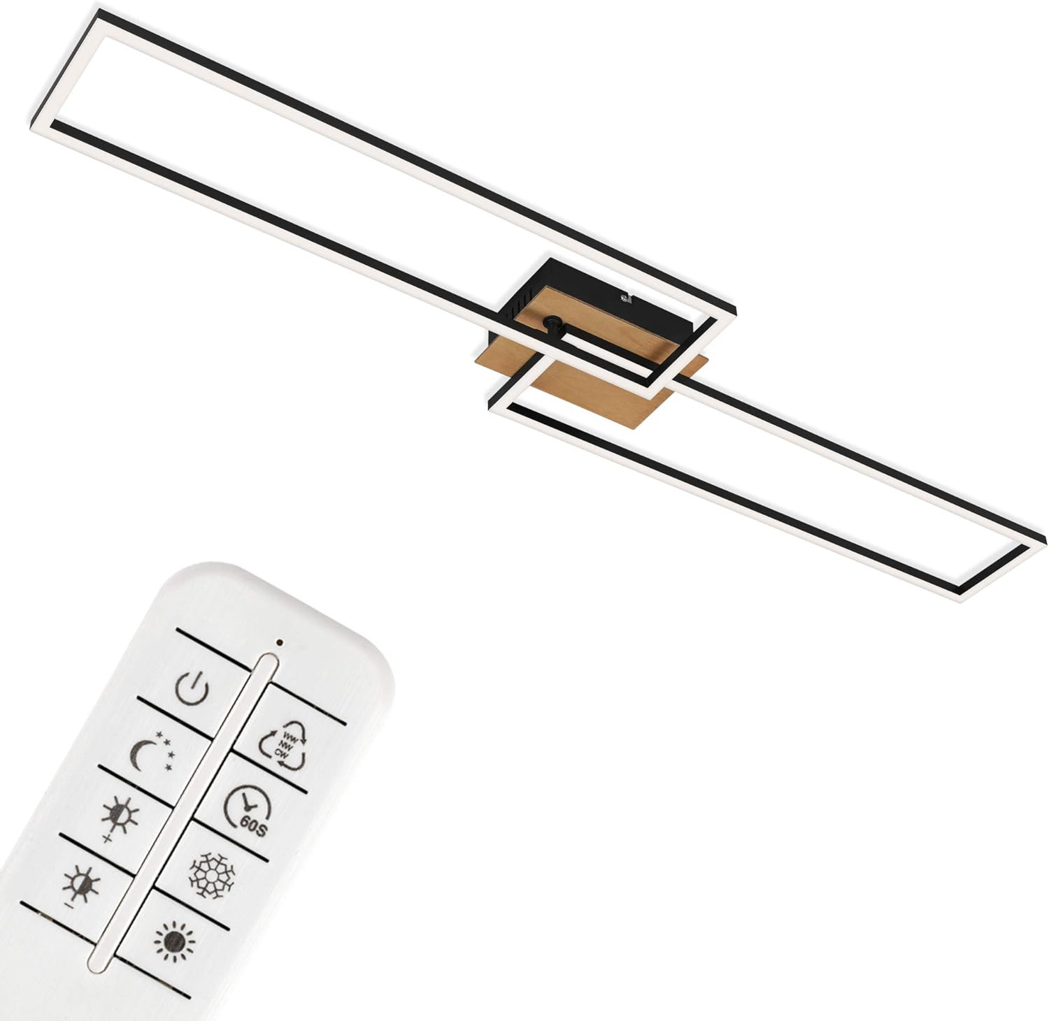 - Plafoniera LED Soffitto, Lampada Led Da Soffitto Dimmerabile Con Telecomando, 