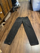 levis 550 Vintage Made In USA orange tab Black Jeans 30x30 With Shrinkage. Pics