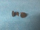 VTG MCM Gold W/Black  Enamel Cufflinks — photo 1