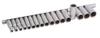 "Laser Werkzeuge Tief SteckschlüSsel Set 3/8\"D 17Teilig 3657"