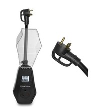 13000J RV Surge Protector 30 Amp with Waterproof Cover LED Display Voltage