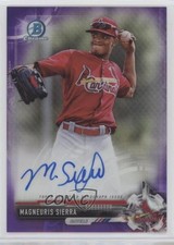 2017 Bowman Chrome Prospect Purple Refractor 163/250 Magneuris Sierra Auto i4v