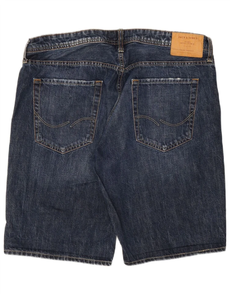 Pantalones Cortos Denim JACK & JONES Para Hombres Calce Regular 2XL W42 Azul Marino Algodón DZ28 Foto 4 de 4