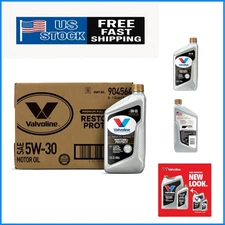 Active Clean 5W-30 Synthetic Motor Oil, 6 Quart Case - Clean Engine Performance