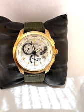 Citizen Eco-Drive Perpetual Calendar Mens Canvass Strap Watch E870-S015332