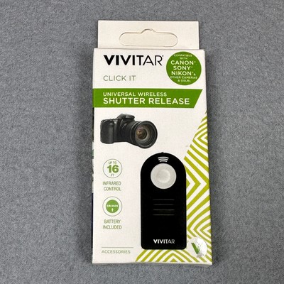 Vivitar VIV-RC6U Click It Universal Wireless Shutter Release Remote Control