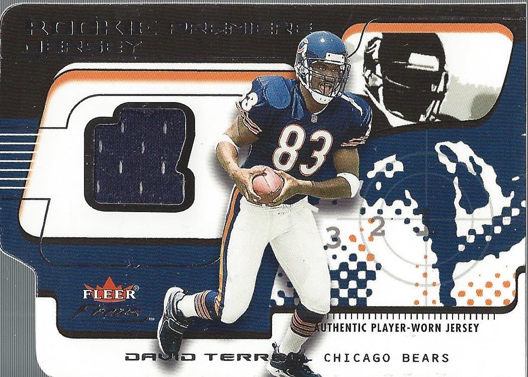 David Terrell Fleer Focus Rookie Premiere Jersey #RPDT Rookie Premiere Jersey