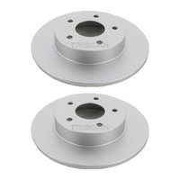 2 Bremsscheiben Voll Ø 277 Mm Triscan Passend FüR U.A. Nissan Primera