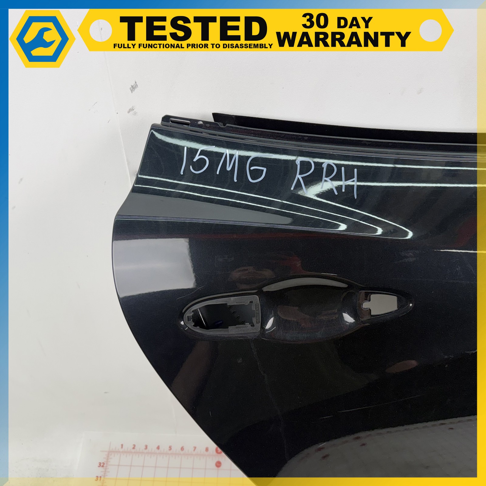 14-17 MASERATI GHIBLI REAR RIGHT PASSENGER SIDE DOOR SHELL PANEL OEM